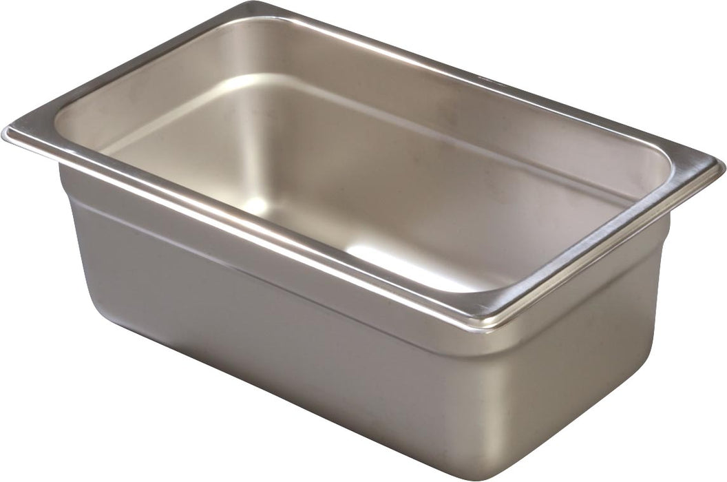 607144-STEAM PAN QUARTER 4" 24 GAUGE