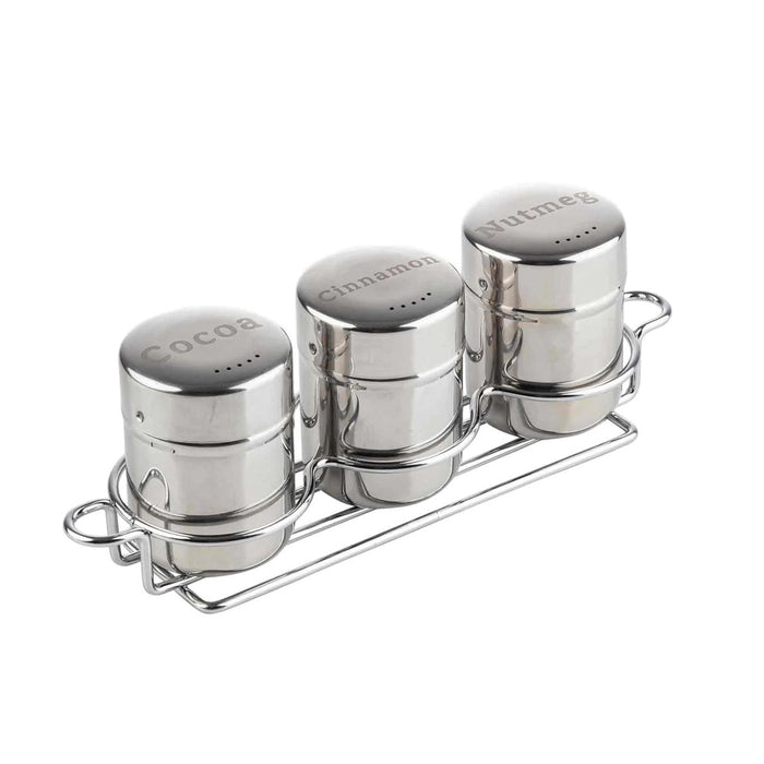 6oz Coffee Shaker 3-Piece Set With Rack