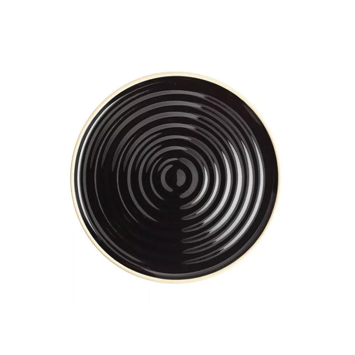 Chef & Sommelier FK843 10.75" Geode Black Dinner Plate