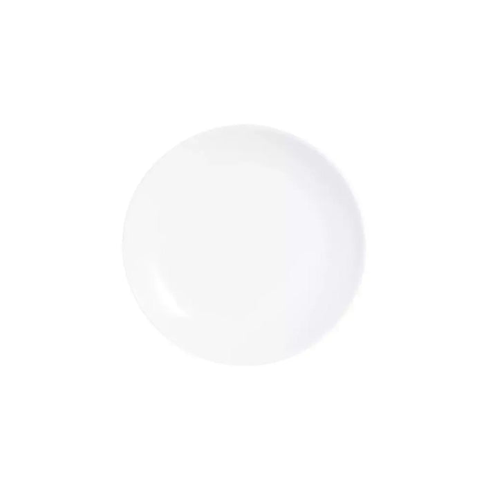 Evolutions N9362 7.25" White Rimless Dessert Plate