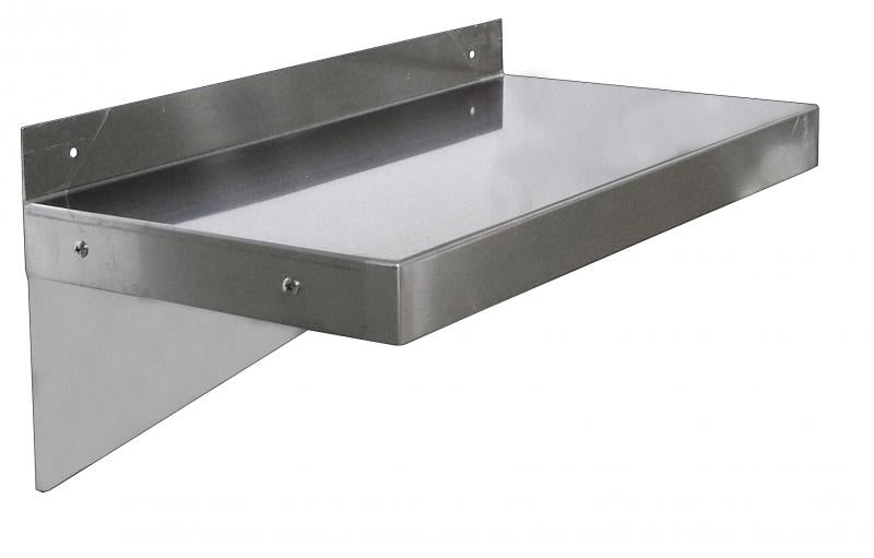 Omcan 12" X 48" Stainless Steel Wall Shelf