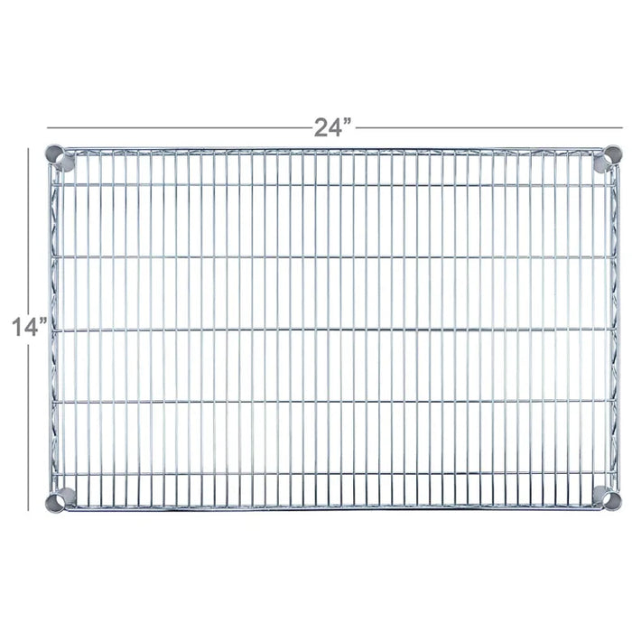 FF1424C- Shelf, Wire, 14" x 24", Chromate