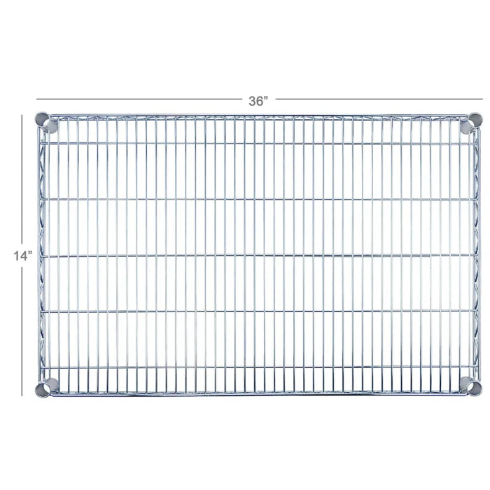 FF1436C- Shelf, Wire, 14" x 36", Chromate