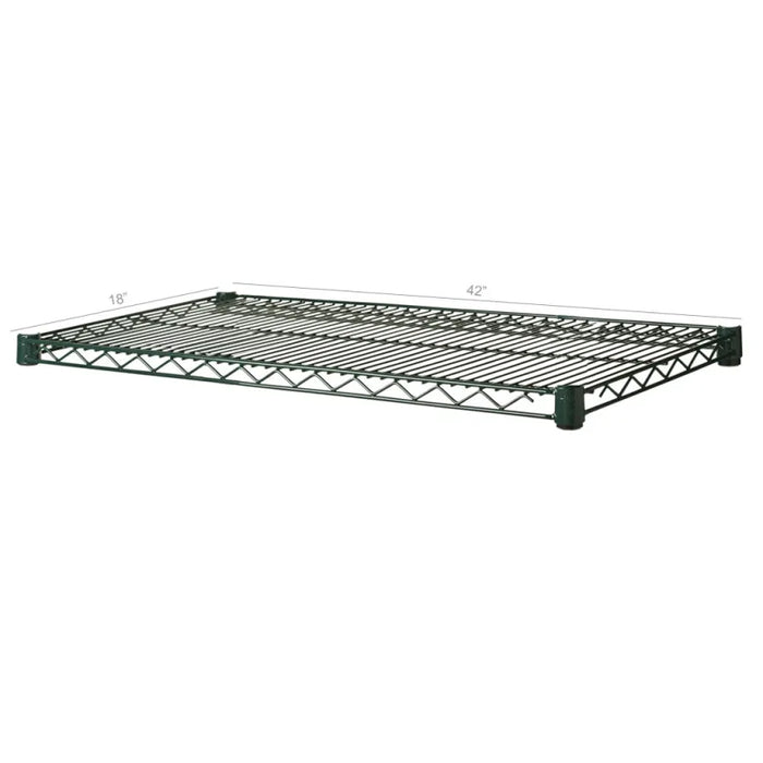 FF1842G- Shelf, Wire, 18" x 42", Epoxy, Green