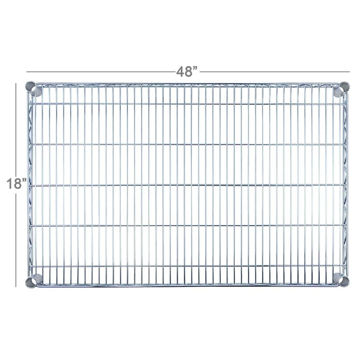 FF1848C- Shelf, Wire, 18" x 48", Chromate