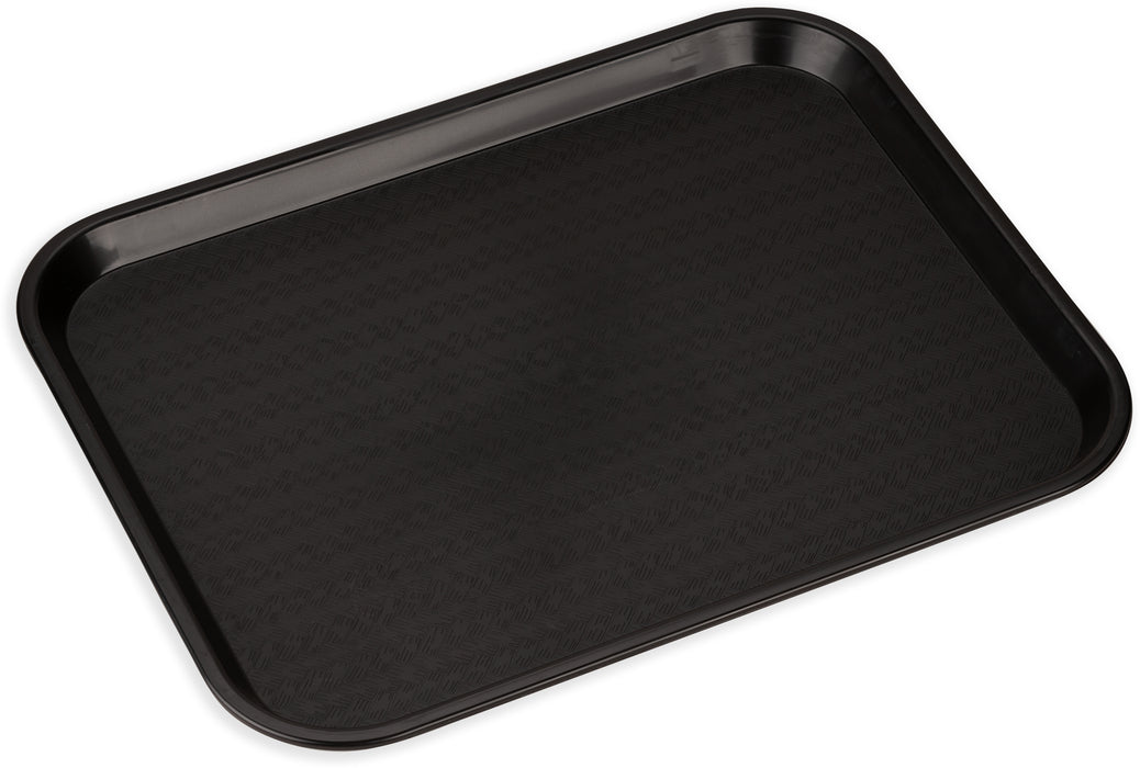 Carlisle Cafe® Fast Food Cafeteria Tray 14" x 18" - Black