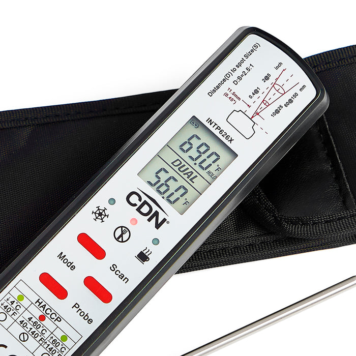 INTP626X – Infrared/Thermocouple Probe Thermometer