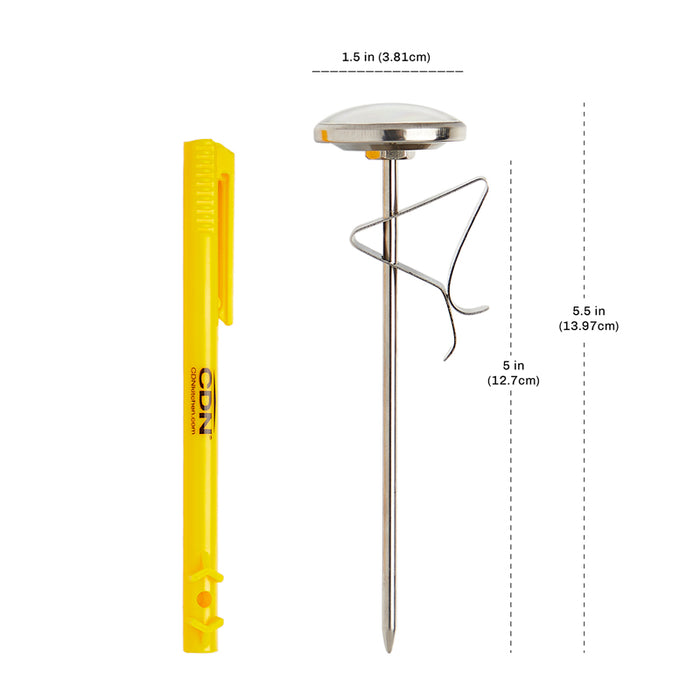 IRB220-F – Beverage &amp; Frothing Thermometer – 5” Stem