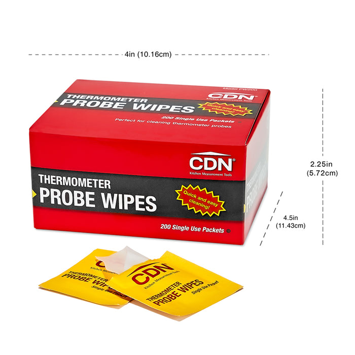 PW-Thermometer Probe Wipes